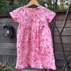Hanna Andersson Pink Floral Cotton Dress
